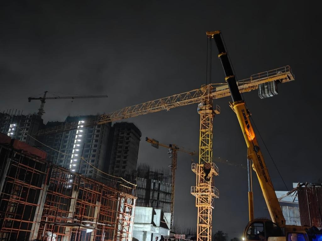 The Fascinating Process of Erecting a Tower Crane